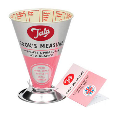 Tala Originals 1950S Pink Cooks Measure from B&Q