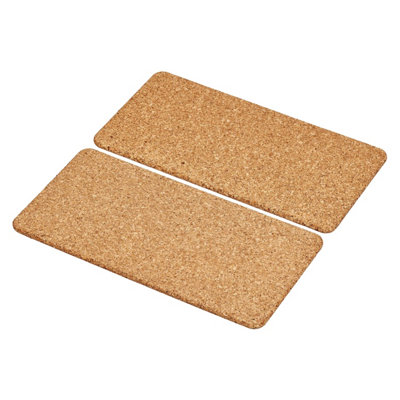Tala Rectangle Trivet Cork Hot Pot Stands Pad Countertop Protector 40Cm 2Pcs