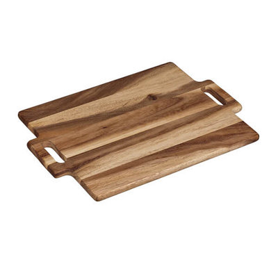 Tala Natural Acacia Double Handled Square Board from B&Q