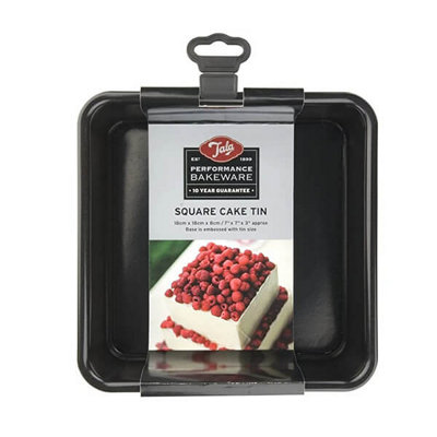 Tala Performance 18Cm Square Cake Tin from B&Q