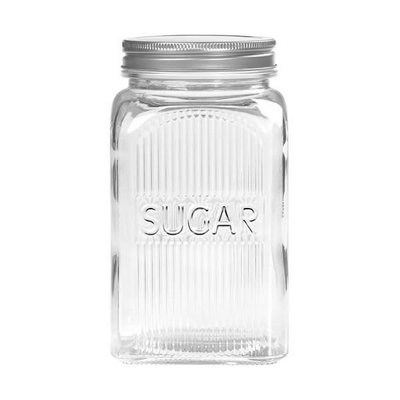 Tala Sugar Glass Jar With Screw Top Lid 1250Ml from B&Q