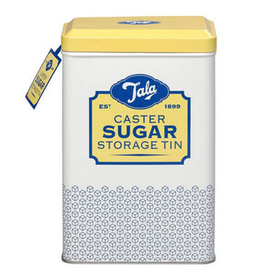 Tala Caster Sugar Storage Tin Canister from B&Q