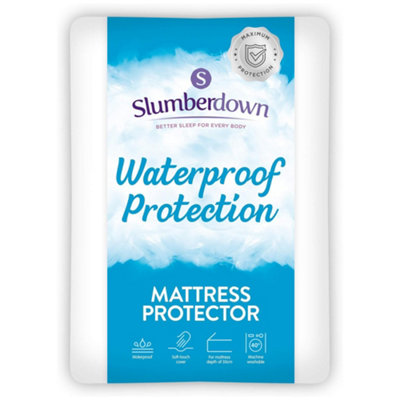 Slumberdown Waterproof Mattress ProtectorSingle from B&Q