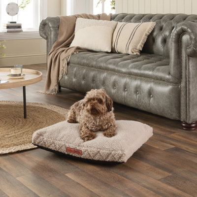 Slumberdown Paws For Slumber Sherpa Pet BedBiscuitMedium from B&Q