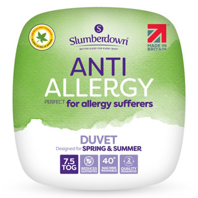 Slumberdown Anti Allergy Duvet, 7.5 Tog, Double