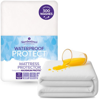 Slumberdown Waterproof Protect Mattress ProtectorKing from B&Q