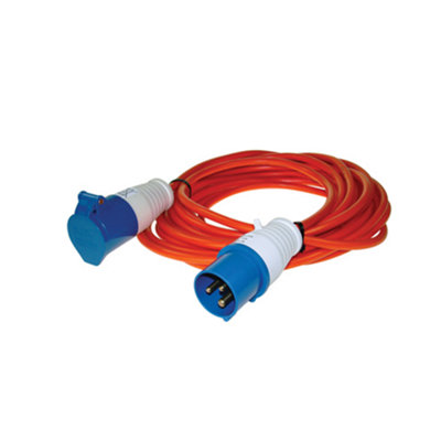 Maypole Mains Hook Up Cable Lead Caravan Extension 3Pin Camping 16A 230V 10M