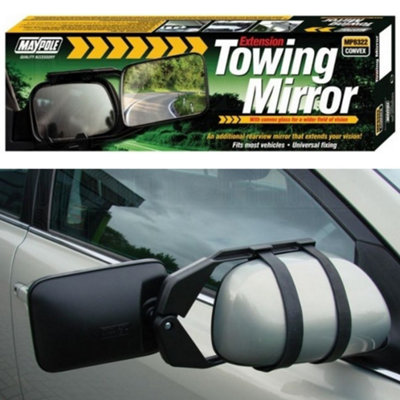 Maypole Convex Extension Towing Trailer Mirror Glass Car Van Caravan Motorhome from B&Q