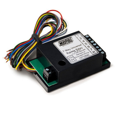 Maypole 12V 7 Way Bypass Relay With Buzzer For Trailer & Caravan Tow Lighting