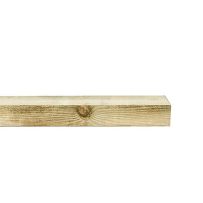 Forest Garden Rough-Sawn Edge Timber Sleeper (L)2.4M Pack Of 1 from B&Q