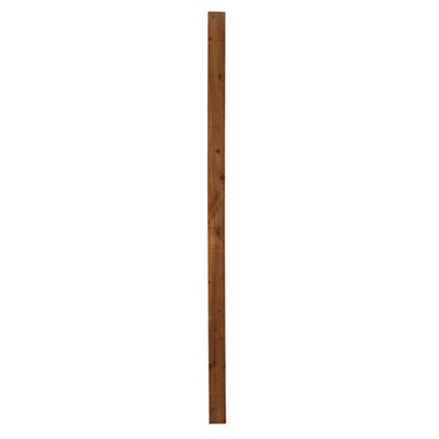 Blooma Square Wooden Fence Post (H)2.4M (W)75mm from B&Q