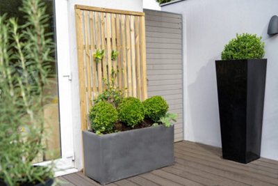 Forest Garden 1.8M X 0.9M Pressure Treated Vertical Slatted ScreenPack Of 3 from B&Q