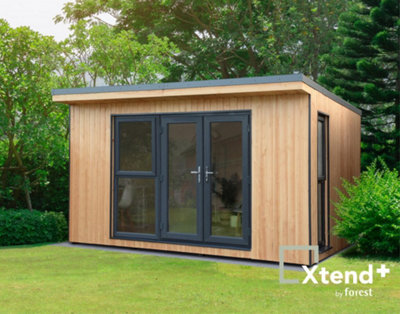 Forest Garden Xtend Insulated Garden Office Premium 4.0M