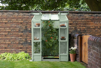Forest Garden Victorian Tall Wall Greenhouse from B&Q