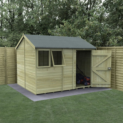 Forest Garden Timberdale 10X8  Reverse Apex Shed