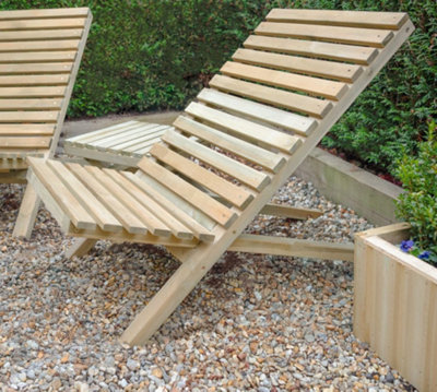 B&Q -  Wooden Garden Slatted ChairGarden Furniture