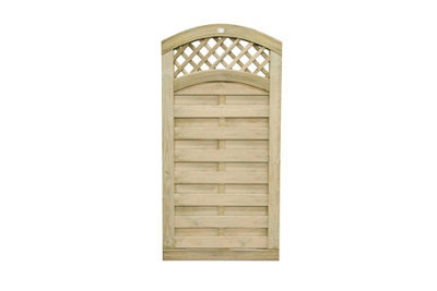 Forest Garden Europa Prague Wooden Garden Gate 6Ft (1.80M High)