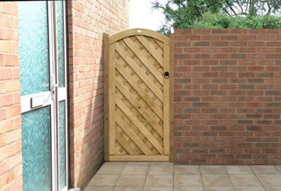 Forest Garden Europa Wooden Garden Dome Gate 6Ft (1.83M High)