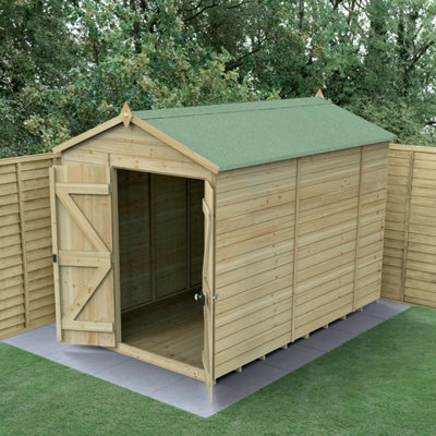 B&Q -  Timberdale 6X10 Apex ShedDouble DoorNo Windows