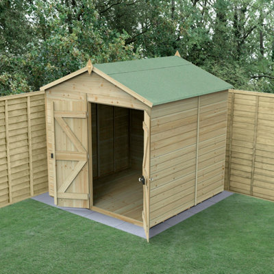 B&Q -  Timberdale 7X7 Apex ShedDouble DoorNo Windows