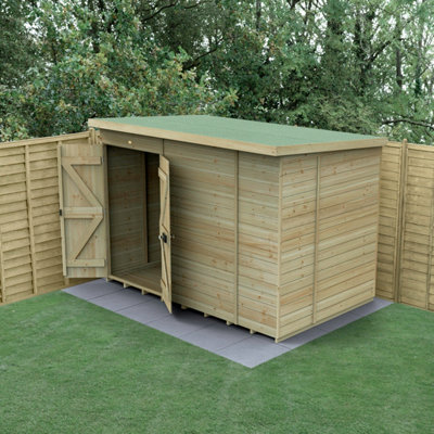 B&Q -  Timberdale 10X6 Pent ShedDouble DoorNo Windows
