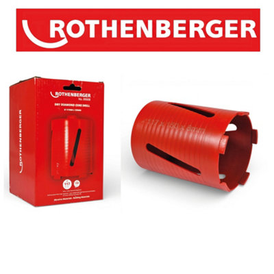 Rothenberger 117mm X 150mm Dry Diamond Core Drill from B&Q
