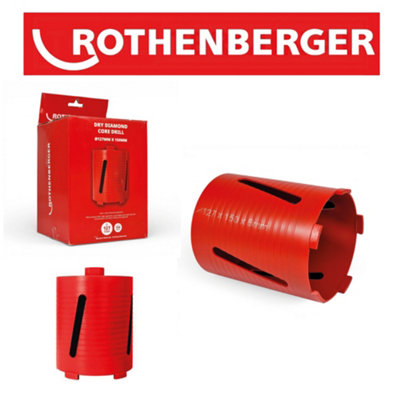 Rothenberger 127 X 150mm Dry Diamond Core Drill Bit from B&Q