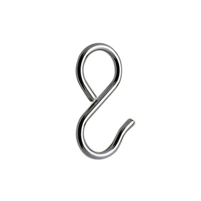 Rothley Colorail Chrome-Plated Steel Sliding S-Hook (Dia)25mmPack Of 4 from B&Q