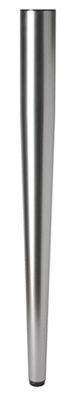 Rothley Brushed Satin Stainless Steel Effect Designer Leg (Dia)60mm (H)710mm from B&Q