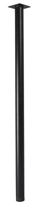Rothley Painted Black Furniture Leg (H)300mm (Dia)32mm from B&Q