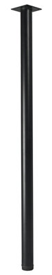 Rothley Painted Black Furniture Leg (H)807mm (Dia)32mm from B&Q