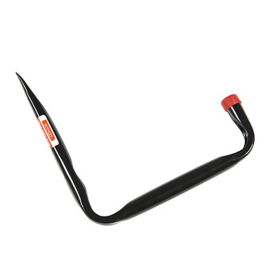 Rothley Black Steel Wall-Mounted J-Shaped Storage Hook (H)270mm (D)280mm from B&Q