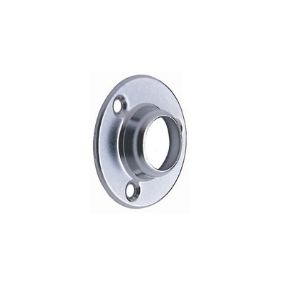 Colorail Heavy Duty Brushed Nickel Effect Stainless Steel Rail End Socket (L)19mm (Dia)19mm from B&Q