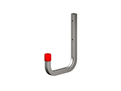 Rothley Steel Wall-Mounted J-Shaped Storage Hook (H)210mm (D)150mm from B&Q