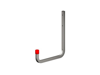 Rothley Steel Wall-Mounted J-Shaped Storage Hook (H)300mm (D)250mm from B&Q