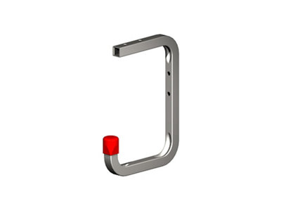 Rothley Steel Ceiling-Mounted J-Shaped Storage Hook (H)160mm (D)115mm from B&Q