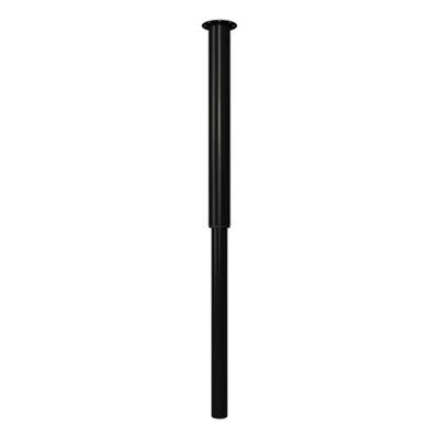 Rothley Black Straight Table Leg (H)900mm (Dia)50mm from B&Q