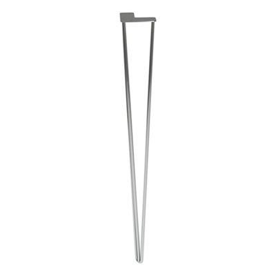 Rothley Brushed Hairpin Furniture Leg (H)710mm from B&Q