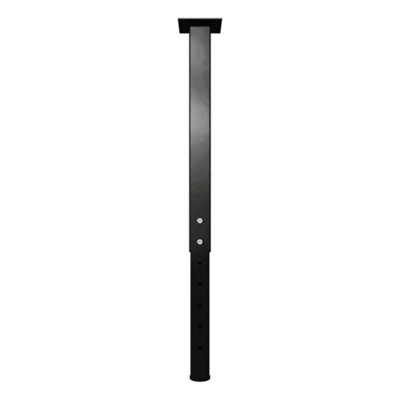 Rothley Black Straight Table Leg (H)1000mm (Dia)50mm from B&Q