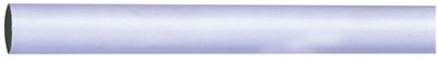 Colorail White Steel Round Wardrobe Rail(L)1.83M (Dia)25mm from B&Q