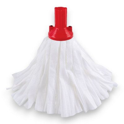 Robert Scott Big White Exel Socket Mop 117G Red from B&Q