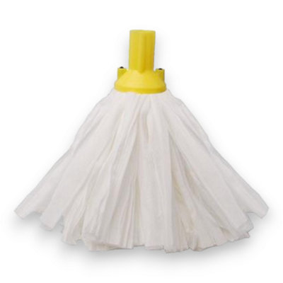 Robert Scott Big White Exel Socket Mop 117G Yellow from B&Q