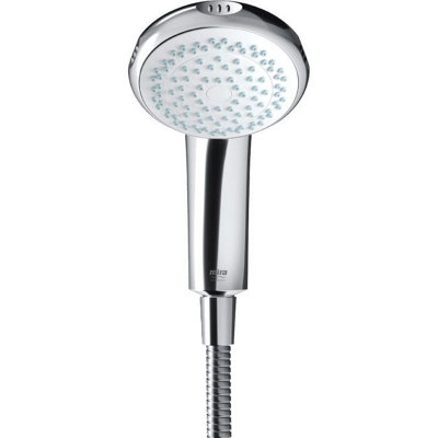 Mira Logic Adjustable 4 Spray Mode Chrome Shower Head 2.1605.176 from B&Q