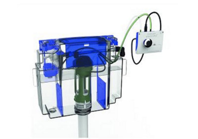 FixTheBog (Pvawhs322899) Dudley Vantage Electroflo Concealed Cistern 40mm Flow C/w from B&Q