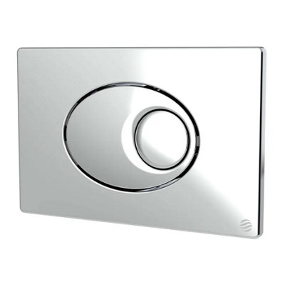 FixTheBog (322904) Dudley Pebble Dual Flush Push Plate from B&Q