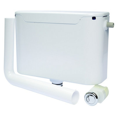 Thomas Dudley Miniflo Concealed Cistern Side Entry Chrome White Pmfwhs322875. from B&Q