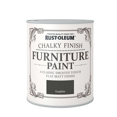 B&Q -  Graphite Chalky Effect Matt Furniture Paint125Ml