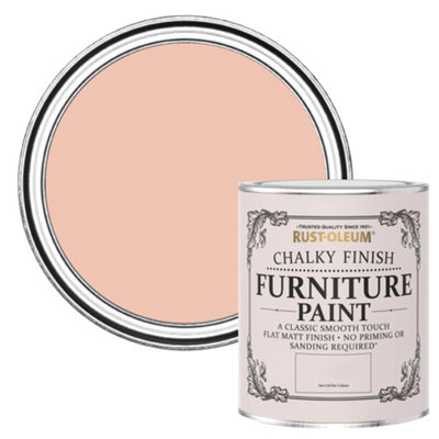 B&Q -  Coral Chalky Furniture Paint 750Ml