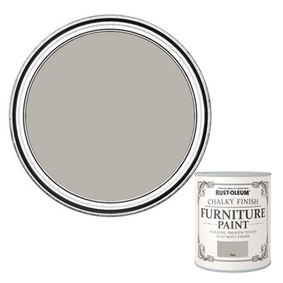 B&Q -  Interior Flint Flat Matt Furniture Paint125Ml