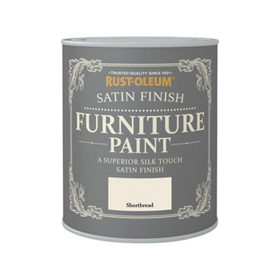 Rust-Oleum Shortbread Satinwood Furniture Paint125Ml from B&Q